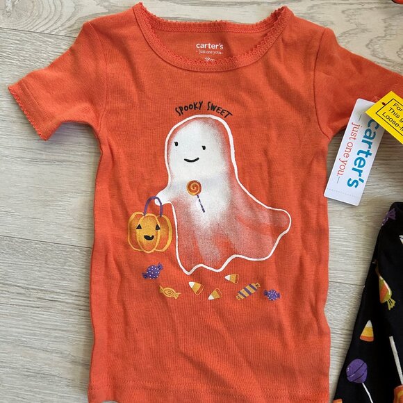 Halloween Bundle Ghost Spooky Sweet 18 month Outfit Set NWT - Picture 3 of 13